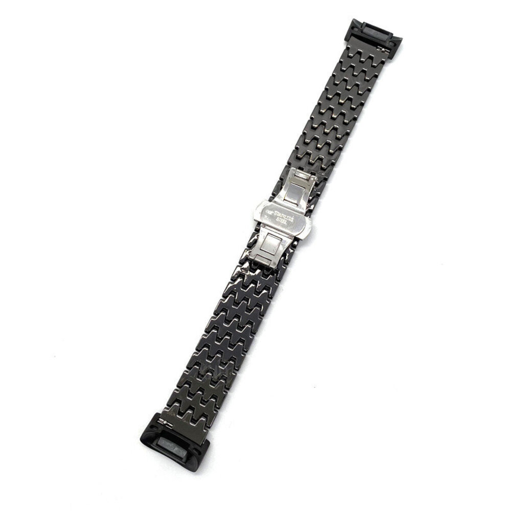 Strap-it Strap-it Bracelet acier dragon Fitbit Charge 6 (noir)