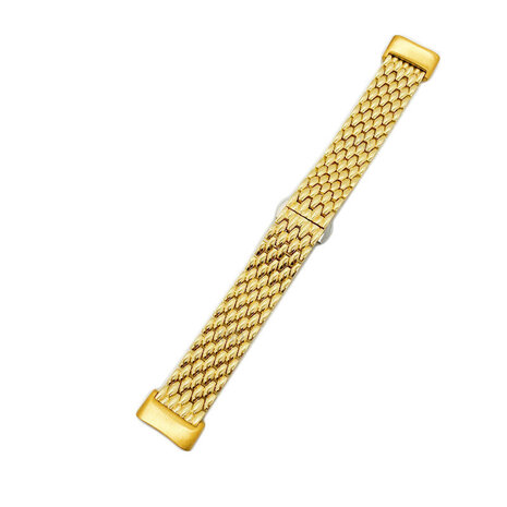 Strap-it Strap-it Bracelet acier dragon Fitbit Charge 6 (or)