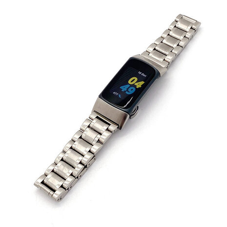 Strap-it Strap-it Bracelet en métal Fitbit Charge 6 (argent)