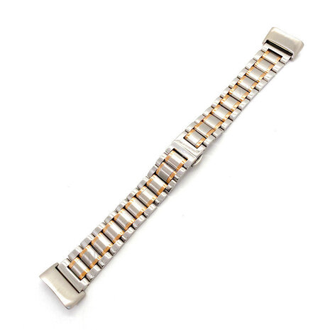 Strap-it Strap-it Bracelet en métal Fitbit Charge 6 (argent/or rose)