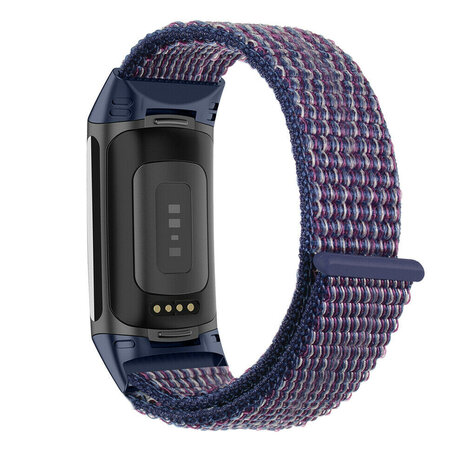 Strap-it Strap-it Bracelet nylon Fitbit Charge 6 (indigo blue)