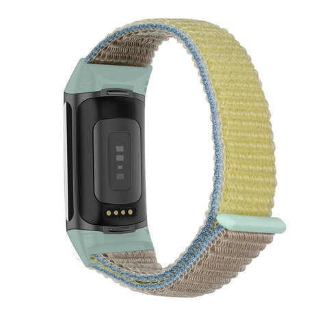 Strap-it Strap-it Bracelet nylon Fitbit Charge 6 (chameau)