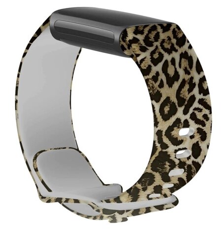 Strap-it Strap-it Bracelet Lucky Leopard Fitbit Charge 6