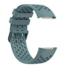 Strap-it Strap-it Bracelet silicone avec trous Fitbit Charge 6 (blue-gris) Strap-it Strap-it Bracelet silicone avec trous Fitbit Charge 6 (blue-gris)