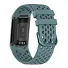 Strap-it Strap-it Bracelet silicone avec trous Fitbit Charge 6 (blue-gris) Strap-it Strap-it Bracelet silicone avec trous Fitbit Charge 6 (blue-gris)