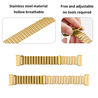 Strap-it Strap-it Bracelet acier boucle Fitbit Sense 2 (or) Strap-it Strap-it Bracelet acier boucle Fitbit Sense 2 (or)