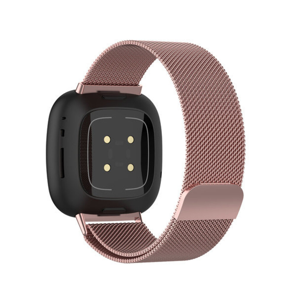 Strap-it Strap-it Bracelet Milanaise Fitbit Versa 4 (rose)