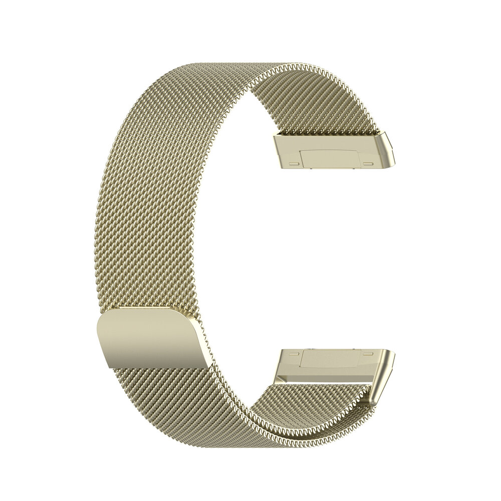 Strap-it Strap-it Bracelet Milanaise Fitbit Versa 4 (or classique)