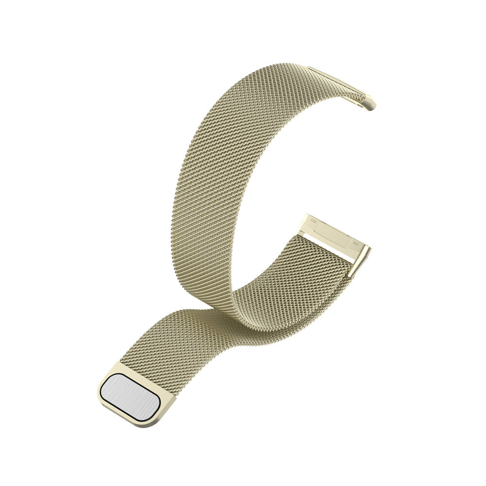 Strap-it Strap-it Bracelet Milanaise Fitbit Versa 4 (or classique)