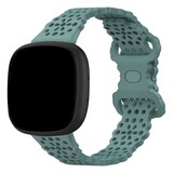 Strap-it Bracelet silicone avec motif Fitbit Versa 4 (verde)