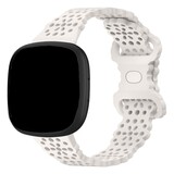 Strap-it Bracelet silicone avec motif Fitbit Versa 4 (rose classique)
