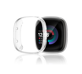 Strap-it Coque TPU Fitbit Versa 4 / Fitbit Sense 2 (transparent)