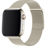 Strap-it Bracelet Milanaise Apple Watch (lumière stellaire)