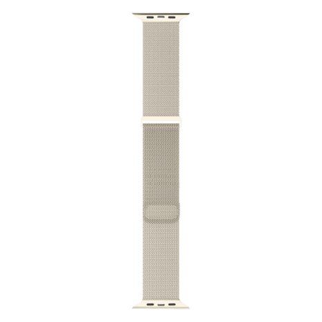Strap-it Strap-it Bracelet Milanaise Apple Watch (lumière stellaire)