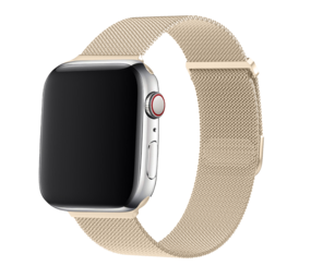 Strap-it Bracelet Milanaise Apple Watch (rétro or)