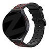 Bandz Bandz Bracelet Sport rayé Amazfit GTR 3 (Pro) (noir/rouge)