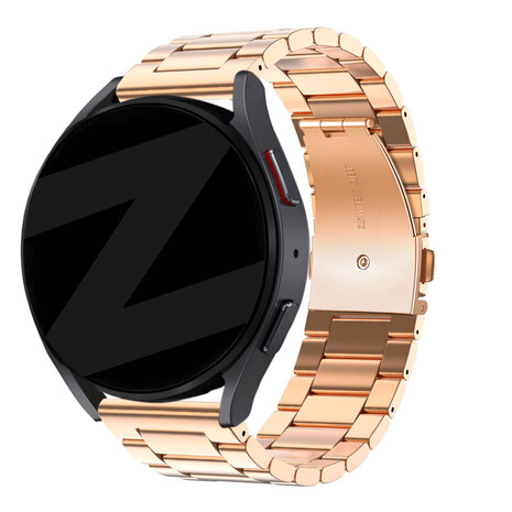 Bandz Bandz Bracelet acier "Classic" Amazfit GTS 2 (or rose)