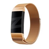 Bandz Bandz Bracelet milanaise loop Fitbit Charge 4 (or rose)
