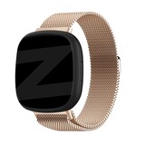 Bandz Bandz Bracelet milanaise loop Fitbit Sense (or rose)