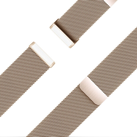 Bandz Bandz Bracelet milanaise loop Fitbit Sense (or rose)