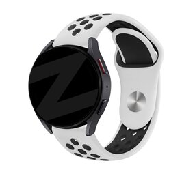 Bandz Bandz Bracelet sport "Deluxe" Huawei Watch GT 3 42mm (blanc/noir)