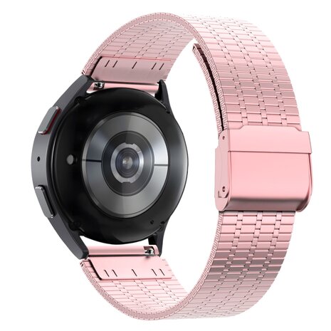 Bandz Bandz Bracelet acier réglable Huawei Watch GT 3 Pro 43mm (rose)