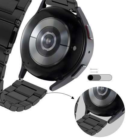 Bandz Bandz Bracelet acier "Classic" OnePlus Watch (noir)