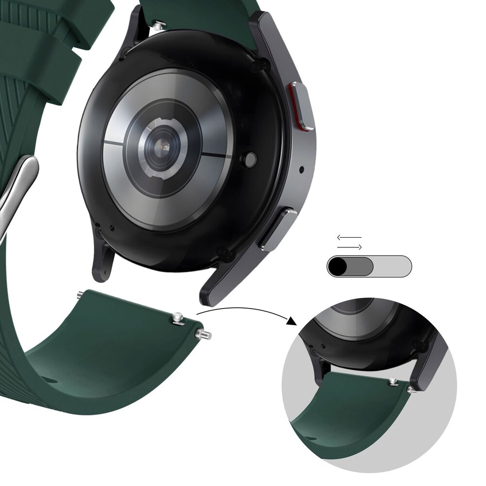 Bandz Bandz Bracelet silicone "Deluxe" Polar Ignite 2 (vert foncé)