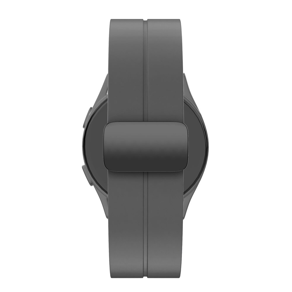 Bandz Bandz Bracelet silicone avec D-Buckle Samsung Galaxy Watch 4 - 44mm (gris foncé)