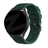 Bandz Bandz Bracelet silicone "Deluxe" Samsung Galaxy Watch 4 Classic 42mm (vert foncé)