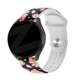 Bandz Bandz Bracelet silicone "Flowers" Samsung Galaxy Watch 42mm