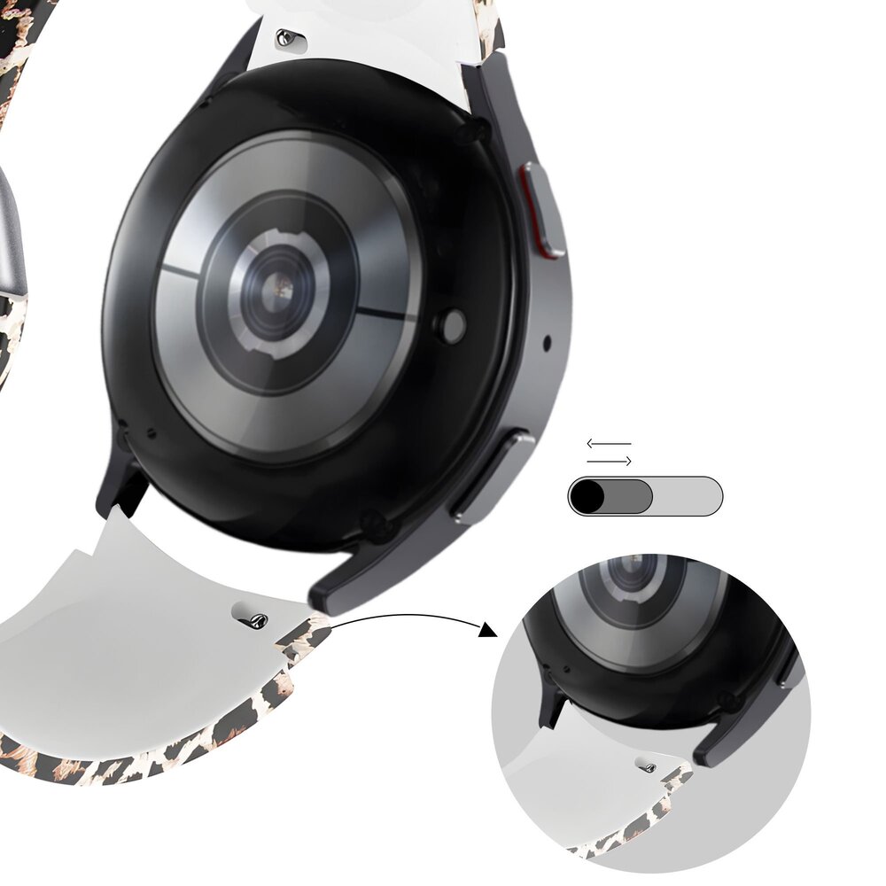 Bandz Bandz Bracelet silicone "Leopard" Samsung Galaxy Watch 5 - 40mm