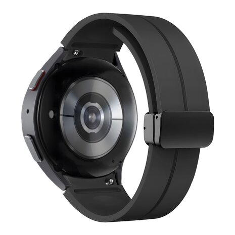 Bandz Bandz Bracelet silicone avec D-Buckle Samsung Galaxy Watch 6 - 44mm (noir)