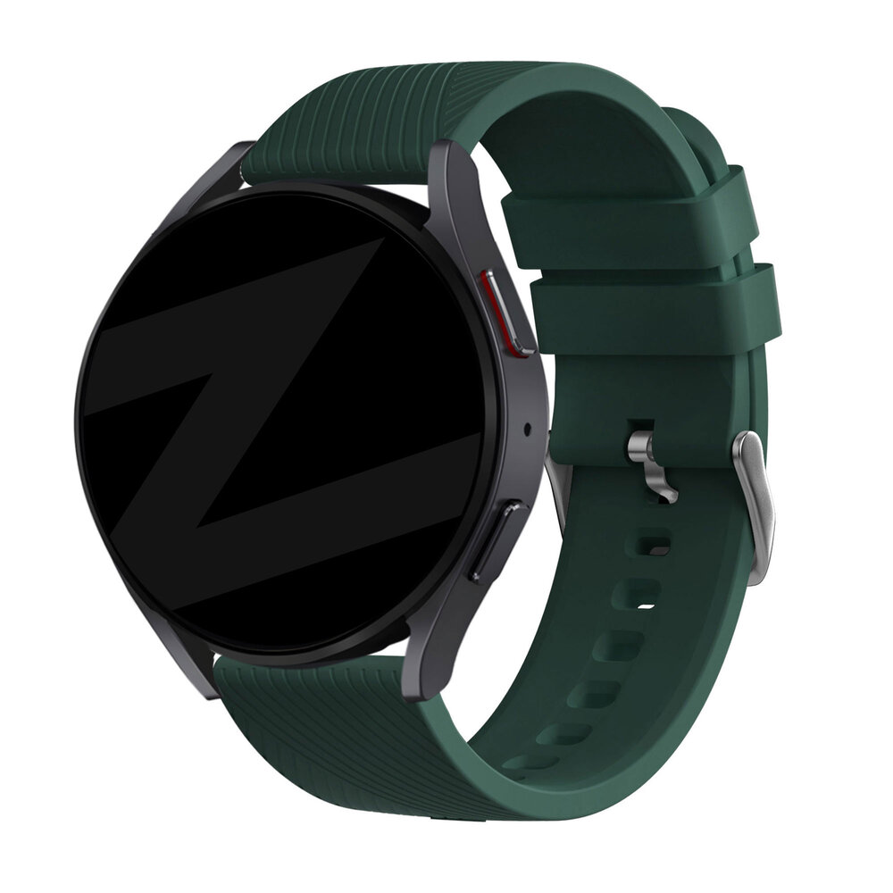 Bandz Bandz Bracelet silicone "Deluxe" Samsung Galaxy Watch Active (vert foncé)