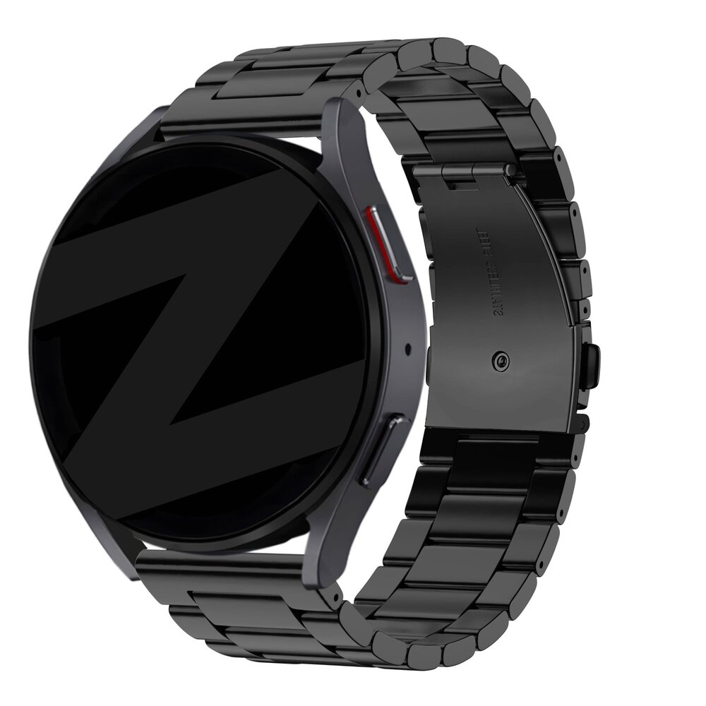 Bandz Bandz Bracelet acier "Classic" Samsung Galaxy Watch Active (noir)