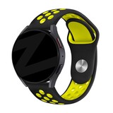 Bandz Bandz Bracelet sport "Deluxe" Samsung Gear Sport (noir/jaune)