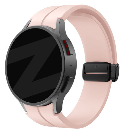 Bandz Bandz Bracelet silicone avec D-Buckle Samsung Galaxy Watch 5 - 44mm (rose)
