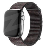 Bandz Bandz Bracelet nylon loop Apple Watch (mélange noir)