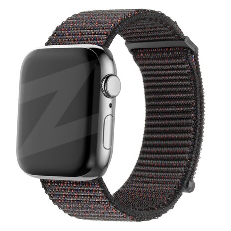 Bandz Bandz Bracelet nylon loop Apple Watch (mélange noir)