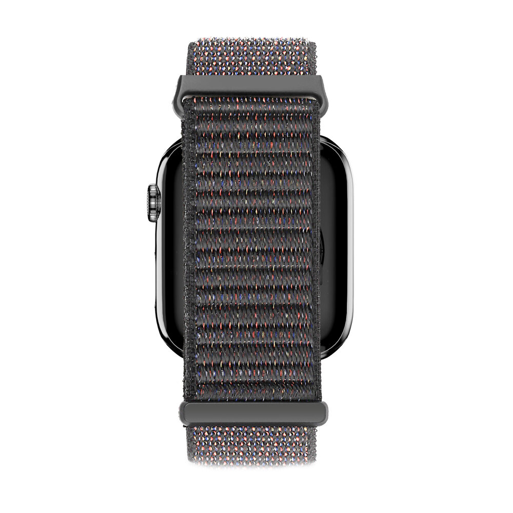 Bandz Bandz Bracelet nylon loop Apple Watch (mélange noir)