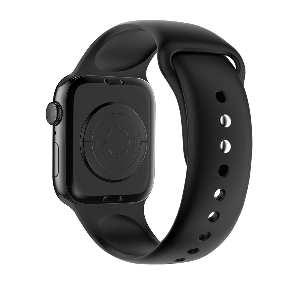 Bandz Bandz Bracelet silicone Dual Snap Apple Watch (noir)