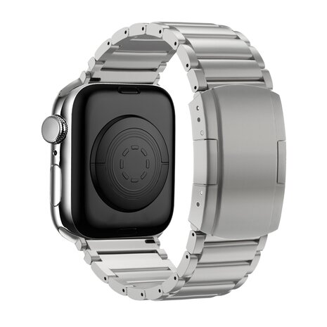 Bandz Bandz Bracelet à maillons titane Apple Watch (argent)