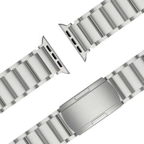 Bandz Bandz Bracelet à maillons titane Apple Watch (argent)