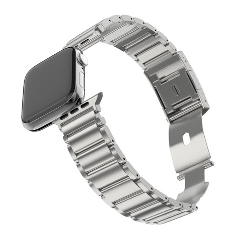 Bandz Bandz Bracelet à maillons titane Apple Watch (argent)