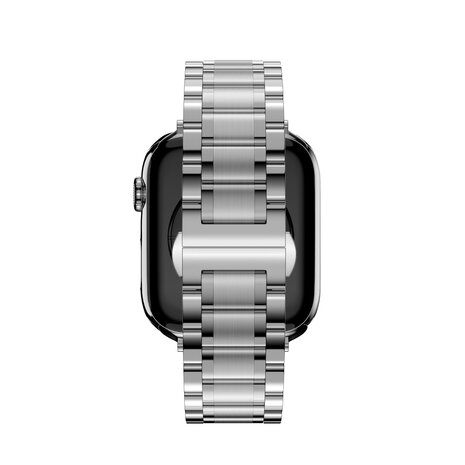 Bandz Bandz Bracelet à maillons acier Deluxe Apple Watch (argent)