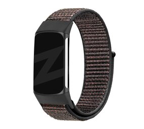 Bandz Bandz Bracelet nylon loop Fitbit Charge 5 (mélange noir)