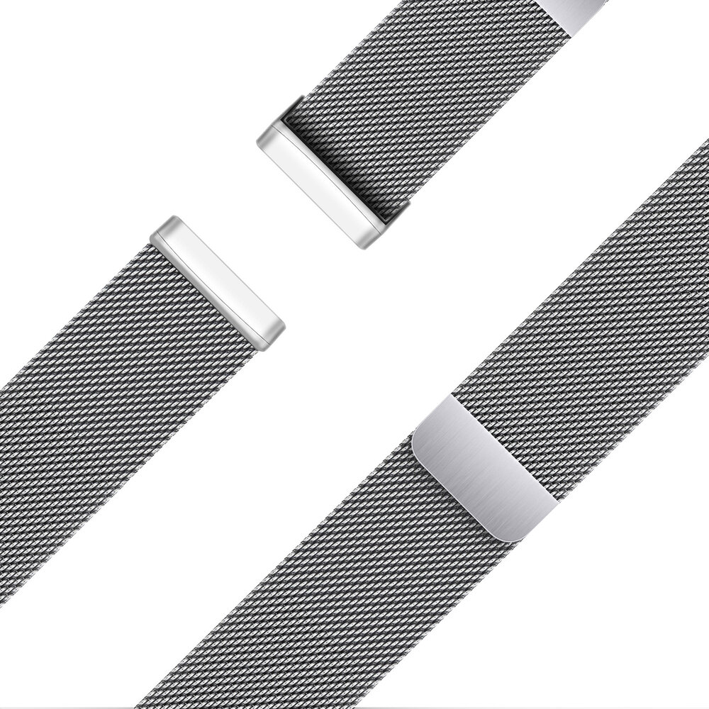 Bandz Bandz Bracelet milanais loop Fitbit Versa 3 (argent)