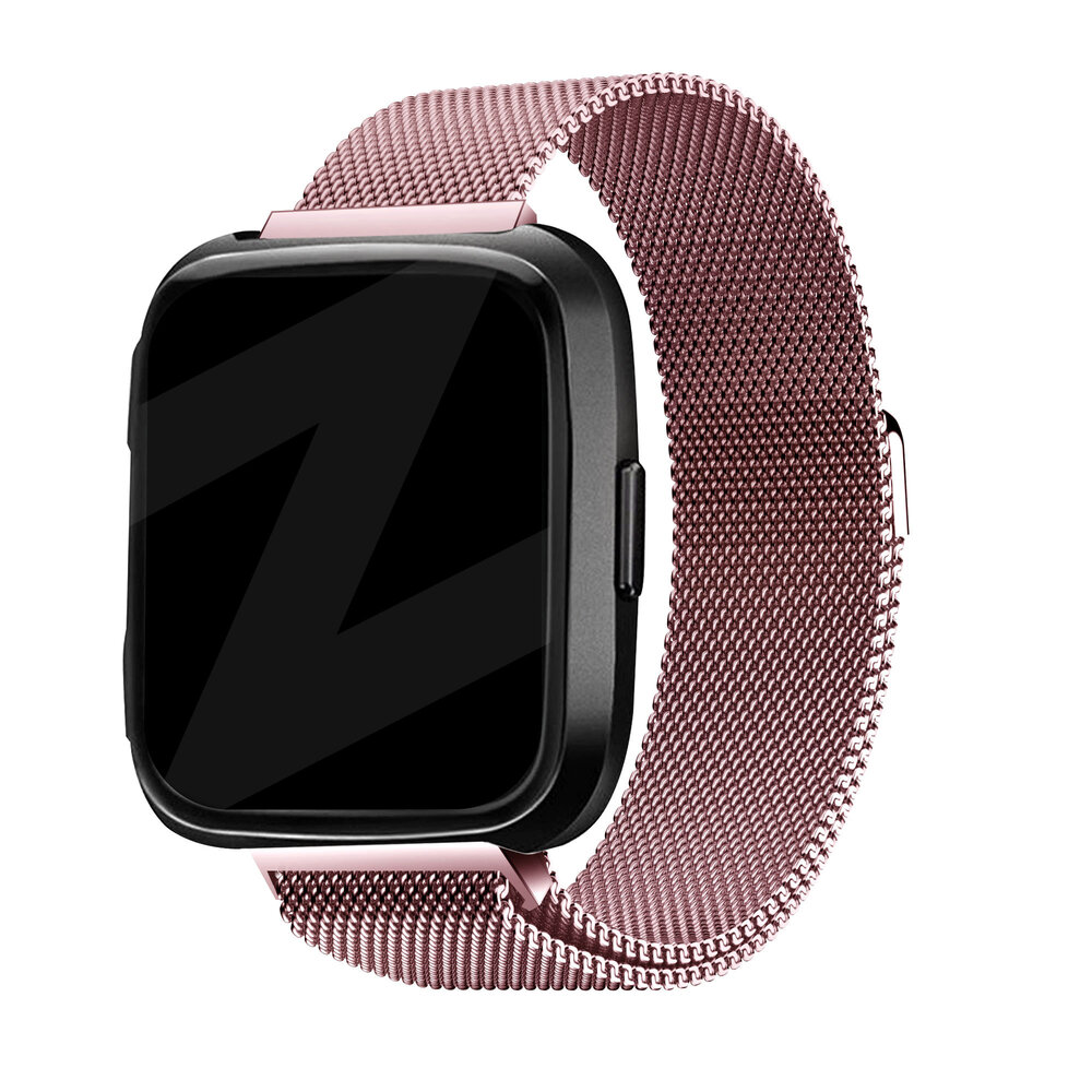 Bandz Bandz Bracelet milanais loop Fitbit Versa (rose)