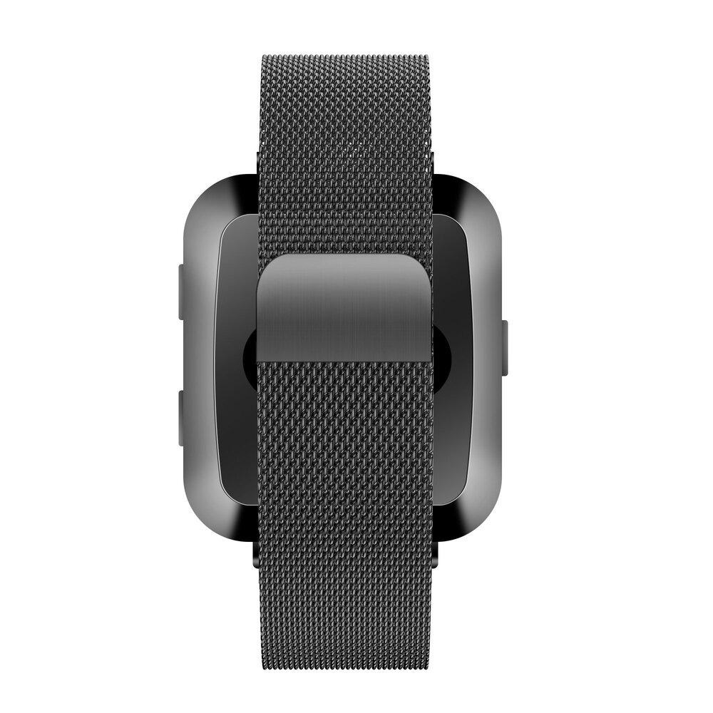Bandz Bandz Bracelet milanais loop Fitbit Versa (noir)