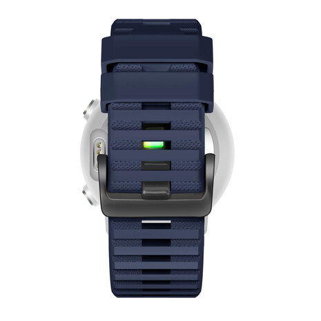 Bracelet en silicone pour montre intelligente pour Garmin Fenix 5 - Bleu  foncé